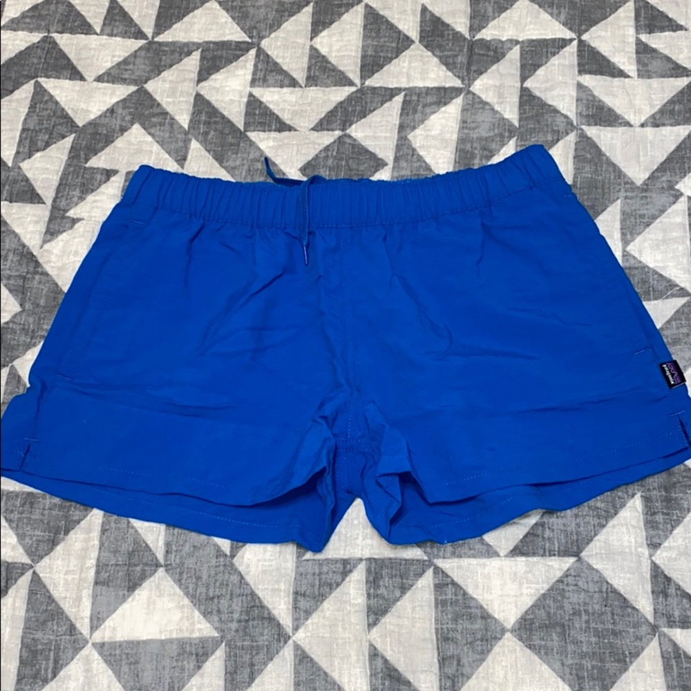 Blue Patagonia shorts